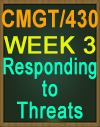 CMGT430 Responding to Threats